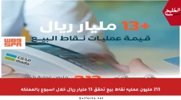 213 مليون عملية نقاط بيع تحقق 13 مليار ريال خلال أسبوع بالمملكة